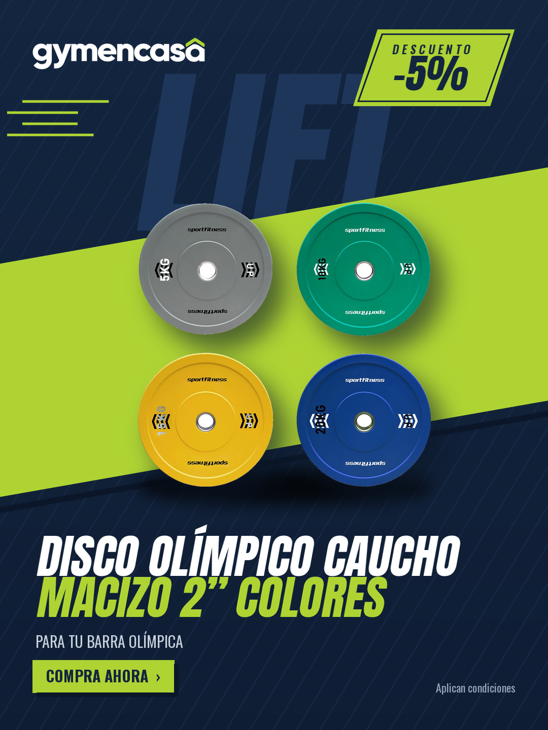 Discos de colores