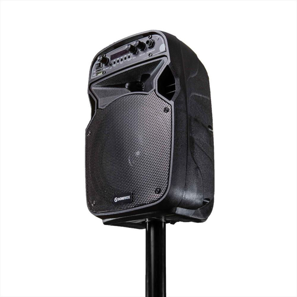 Cabina Sonivox Sonido De Alta Fidelidad + Trípode + Micrófono Bateria Recargable - imagen 1