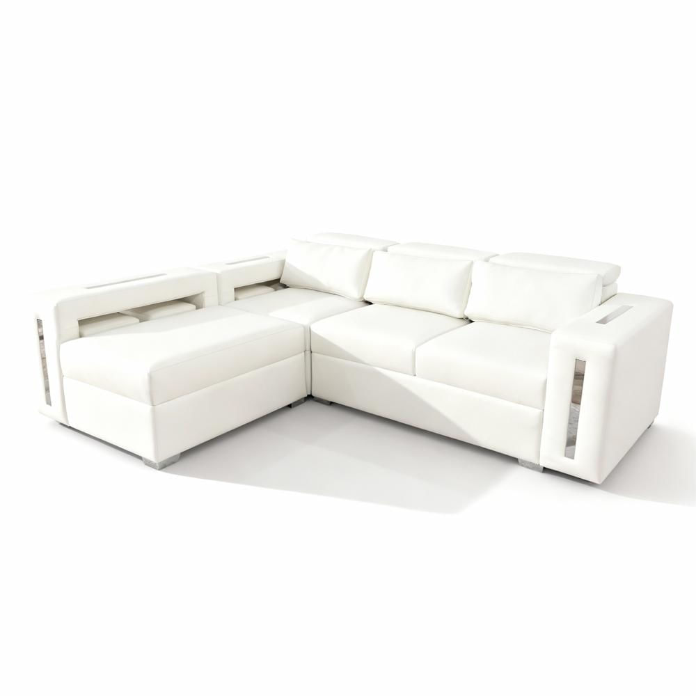 Sala Luxury Blanca (Incluye 4 Puffs) - imagen 1