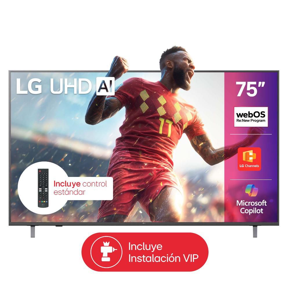 Televisor LG 75 pulgadas LED Uhd4K Smart TV 75UA8000PSB.AWC - imagen 1