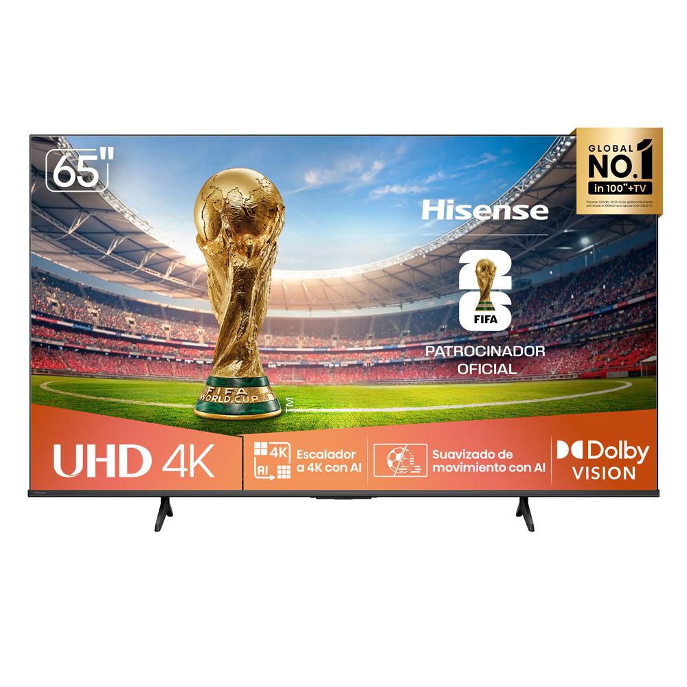 Televisor HISENSE 65 pulgadas LED Uhd4K Smart TV 65A6NV - imagen 1