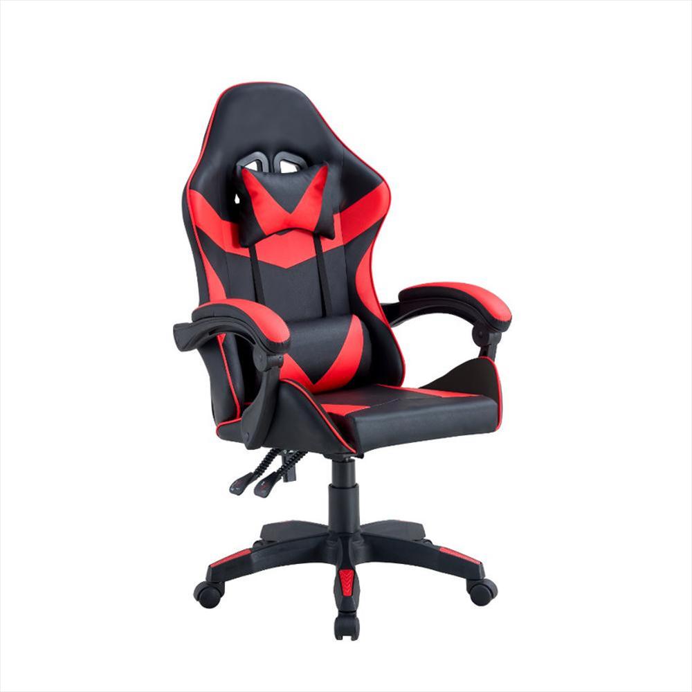 Silla Gamer Bmg 17, Negro Y Rojo, Con Cómodo Espaldar Y Rodachines - imagen 1