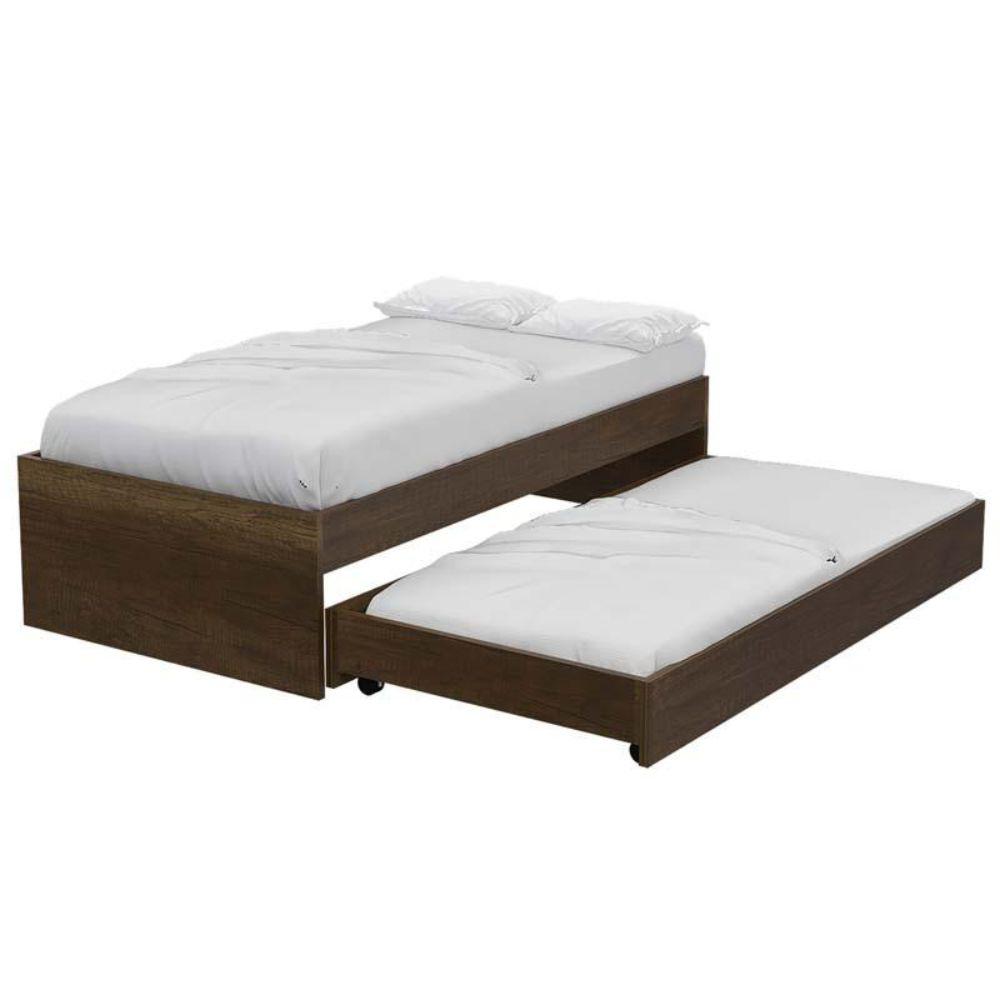 Cama Nido Infantil Ginebra, Cobre, Con Tarima Inferior Y Rodachines Para Su Fácil Desplazamiento - imagen 1