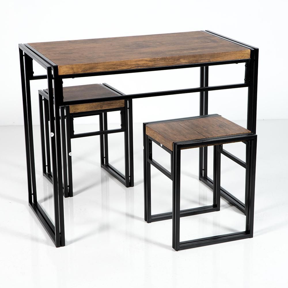 Comedor 2 Puestos Negro + Café FINLANDEK R12013 - imagen 1