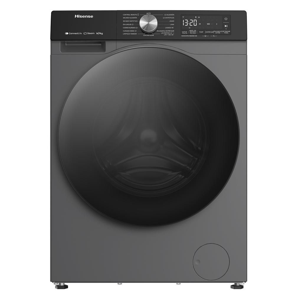 Lavadora Secadora HISENSE Eléctrica 15 Kg Lavado / 10 kg secado WD3S1543BT WD3S1543BT Titanium Gray - imagen 1