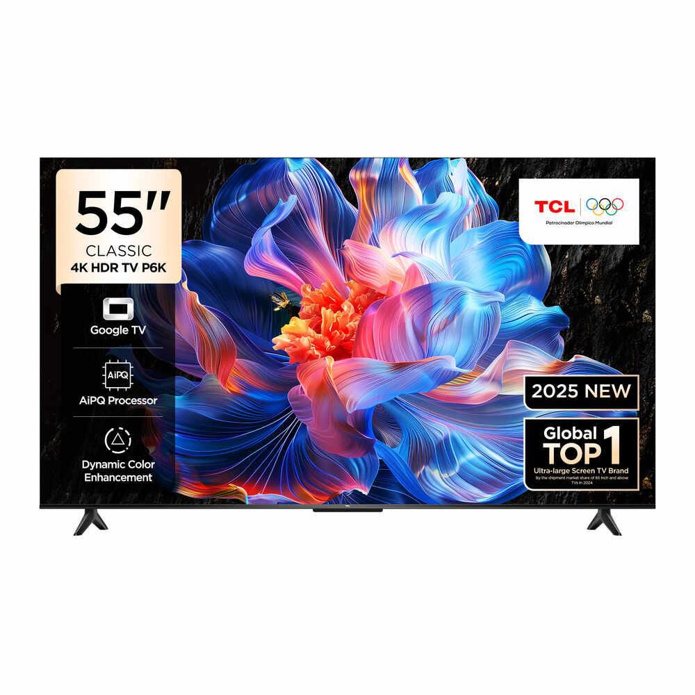 Televisor TCL 55 pulgadas LED Uhd4K Smart TV 55P6K - imagen 1