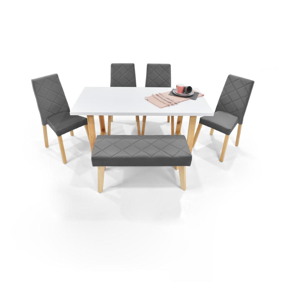 Comedor 6 Puestos Andara Liverpool Tela Gris - imagen 1