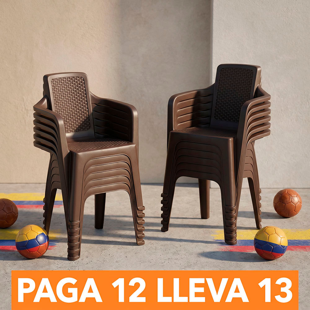 Silla Eterna Con Brazos Paga 12 Lleva 13 - imagen 1