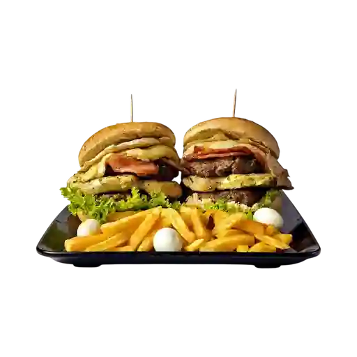 Súperpromo 2 Hamburguesas Espartanas