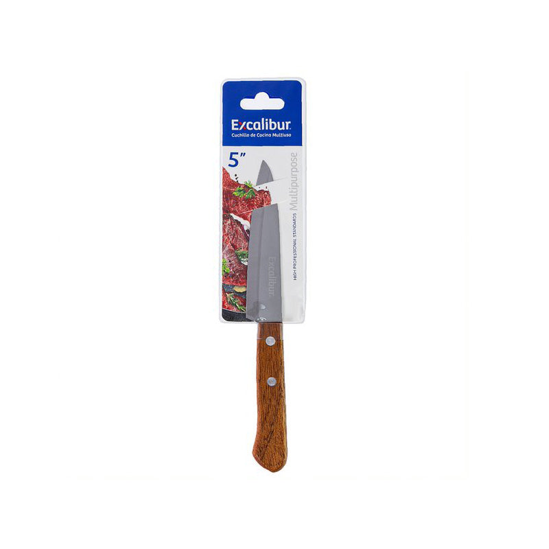 Cuchillo Mango en Madera 5" / Excalibur - imagen 1
