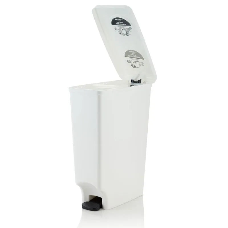 Papelera Pedal 42 Litros Estrabins Blanco / Estra - imagen 1