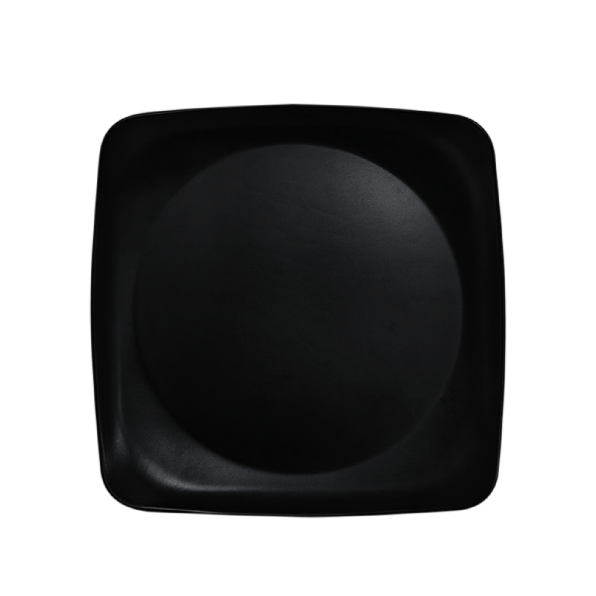 Plato Cuadrado Negro 24 cm / HM Melamina - imagen 1