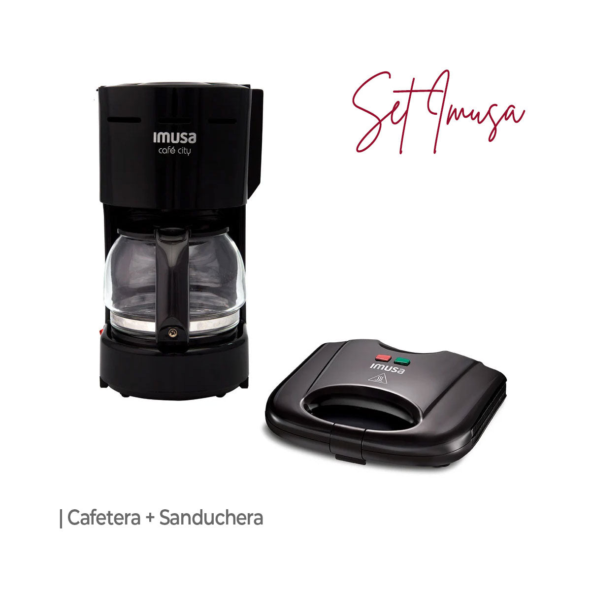 Set Cafetera 6 Tazas + Sanduchera / Imusa - imagen 1