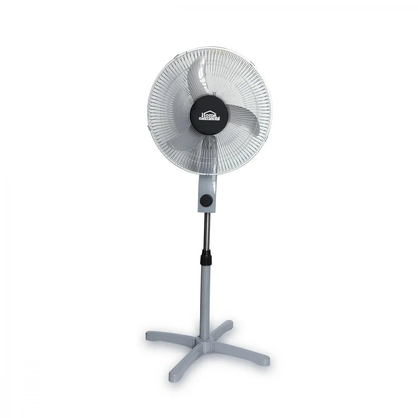Ventilador de Pedestal Gris 16 Pulgadas / Home Elements - imagen 1