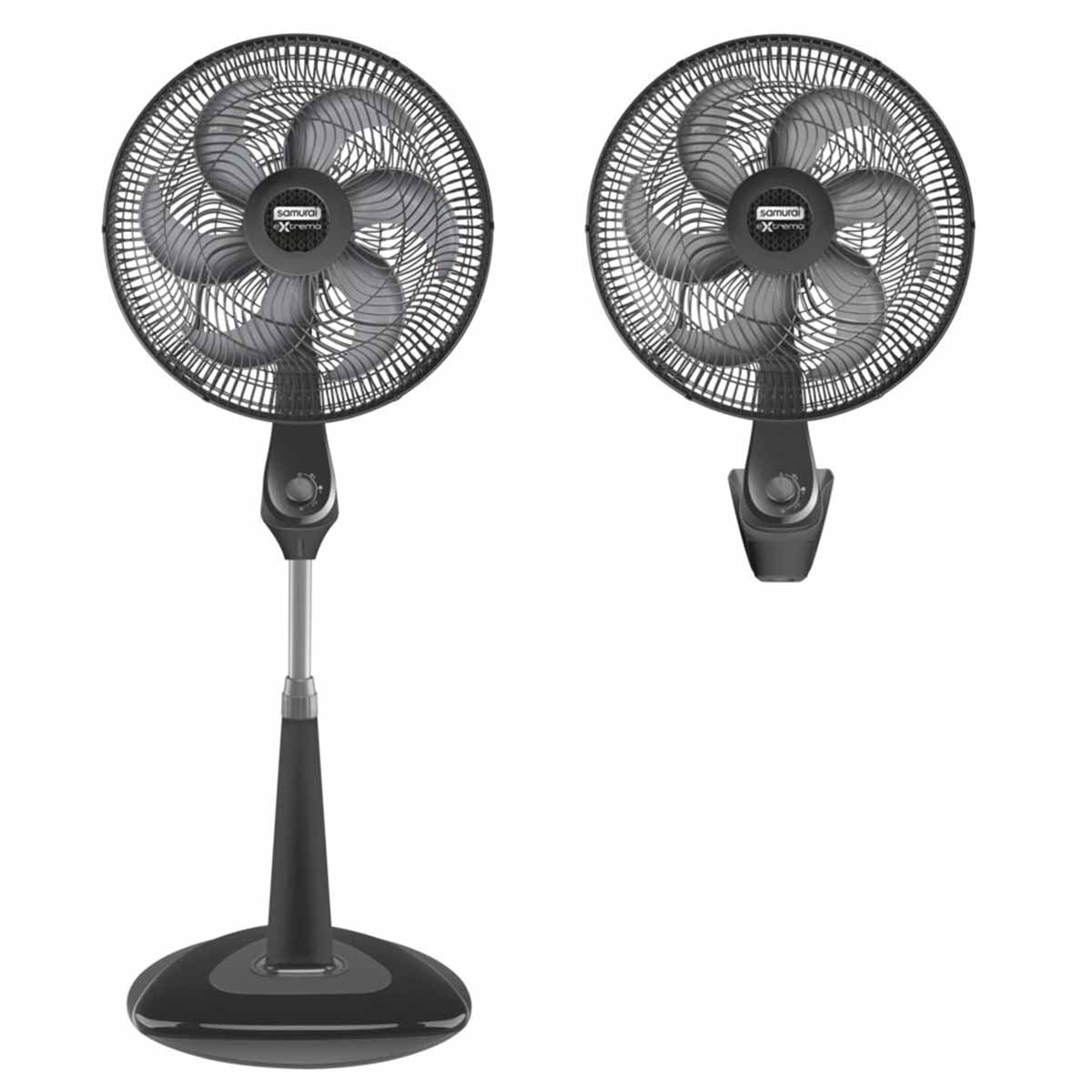 Ventilador 2 en 1 Extremo Gris / Samurai - imagen 1