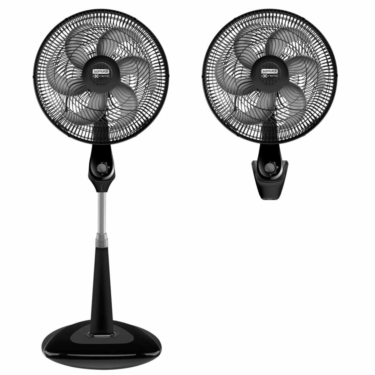 Ventilador 2 en 1 Extremo Negro / Samurai - imagen 1