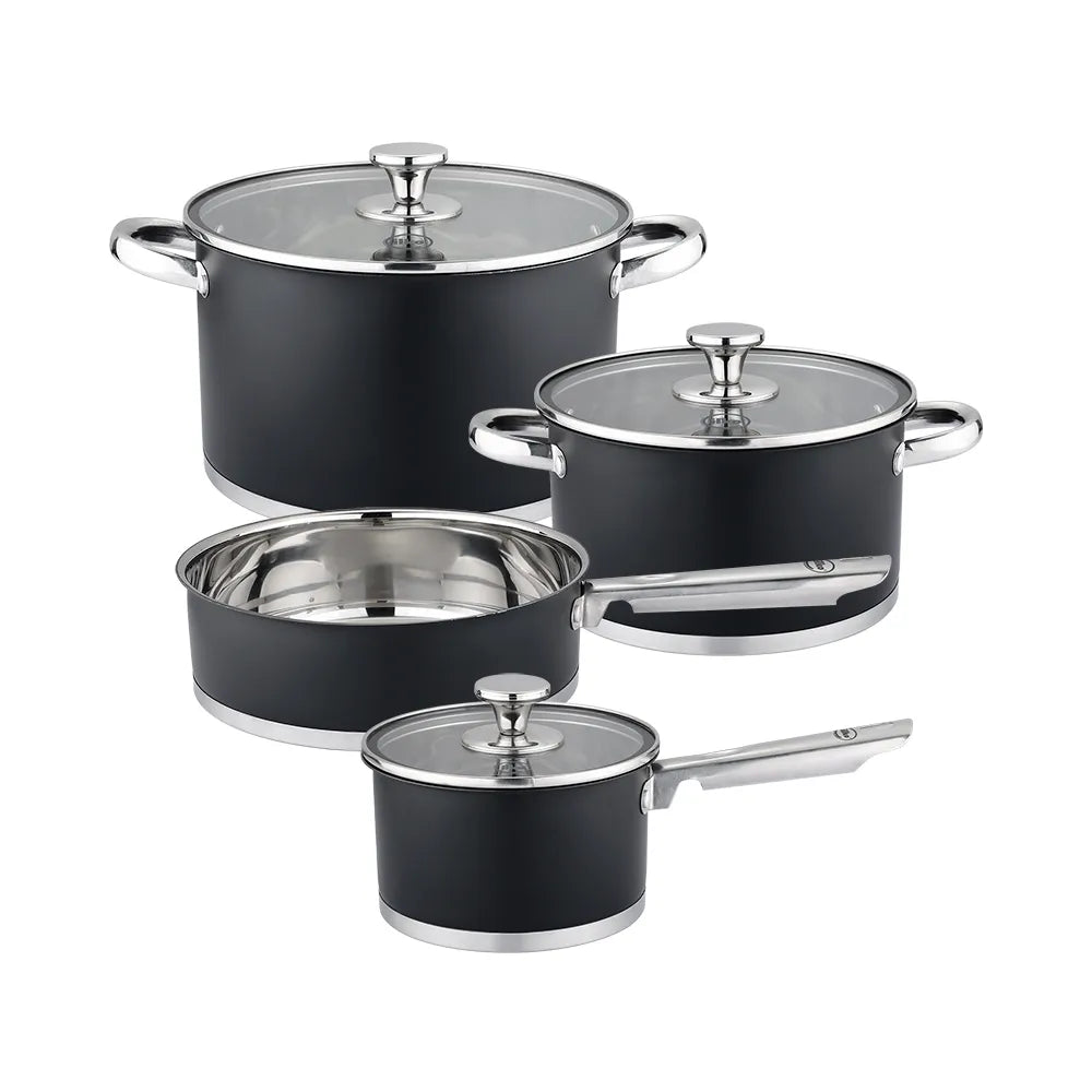 Juego de Ollas Inox Black 7 Piezas / Ilko - imagen 1