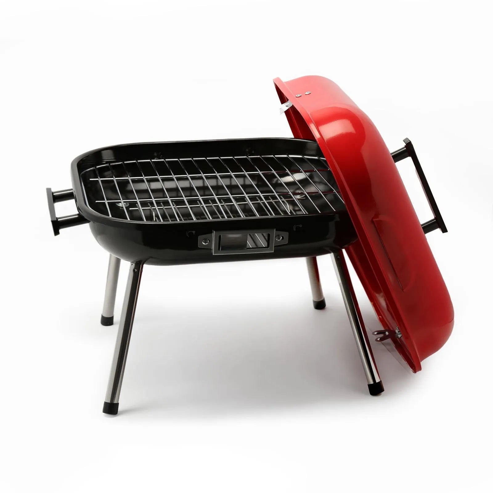 Asador a Carbón BBQ Rojo  / Home Elements - imagen 1