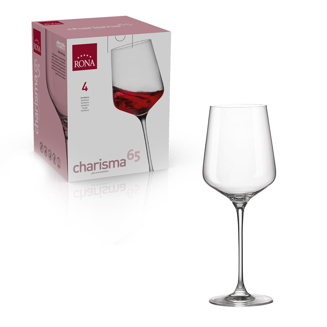Set x 4 Copas Bordeaux 22 oz Charisma / Rona - imagen 1
