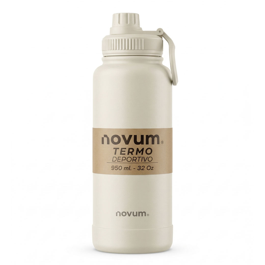 Termo Deportivo 950 ml Marfil / Novum - imagen 1