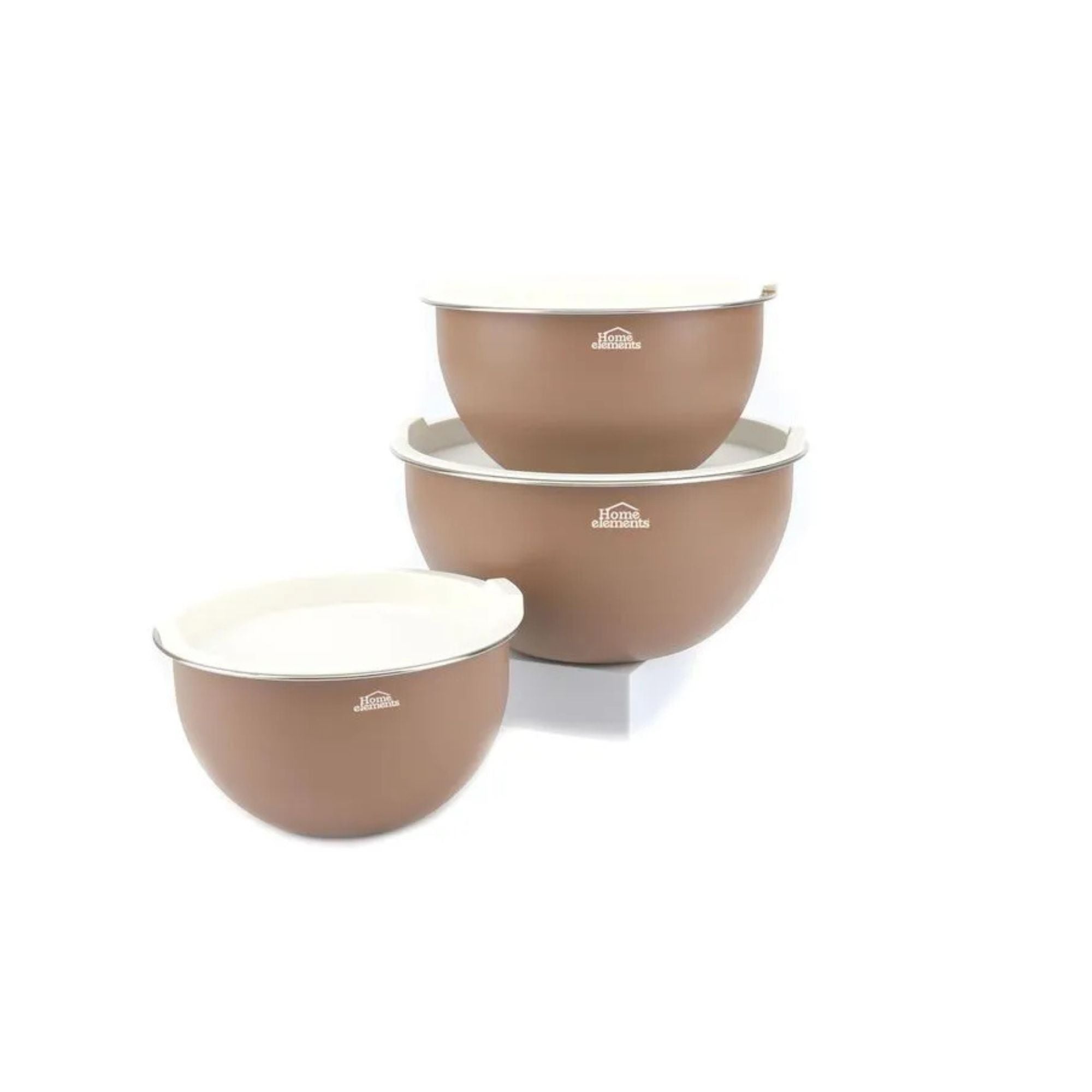 Set x 3 Bowls Mocca / Home Elements - imagen 1