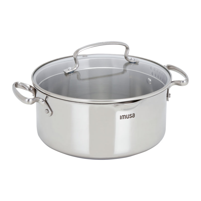 Olla 24 cm Acero Inoxidable Línea Maestro/ Imusa - imagen 1