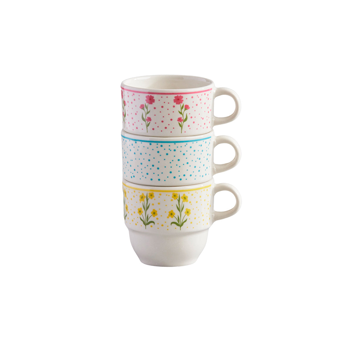 Set x 3 Pocillos Romance 201.4 ml / Corona - imagen 1