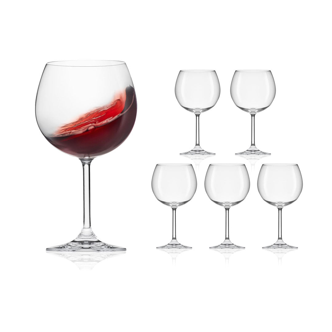Set x 6 Copas Burgundy 17 oz Gala / Rona - imagen 1