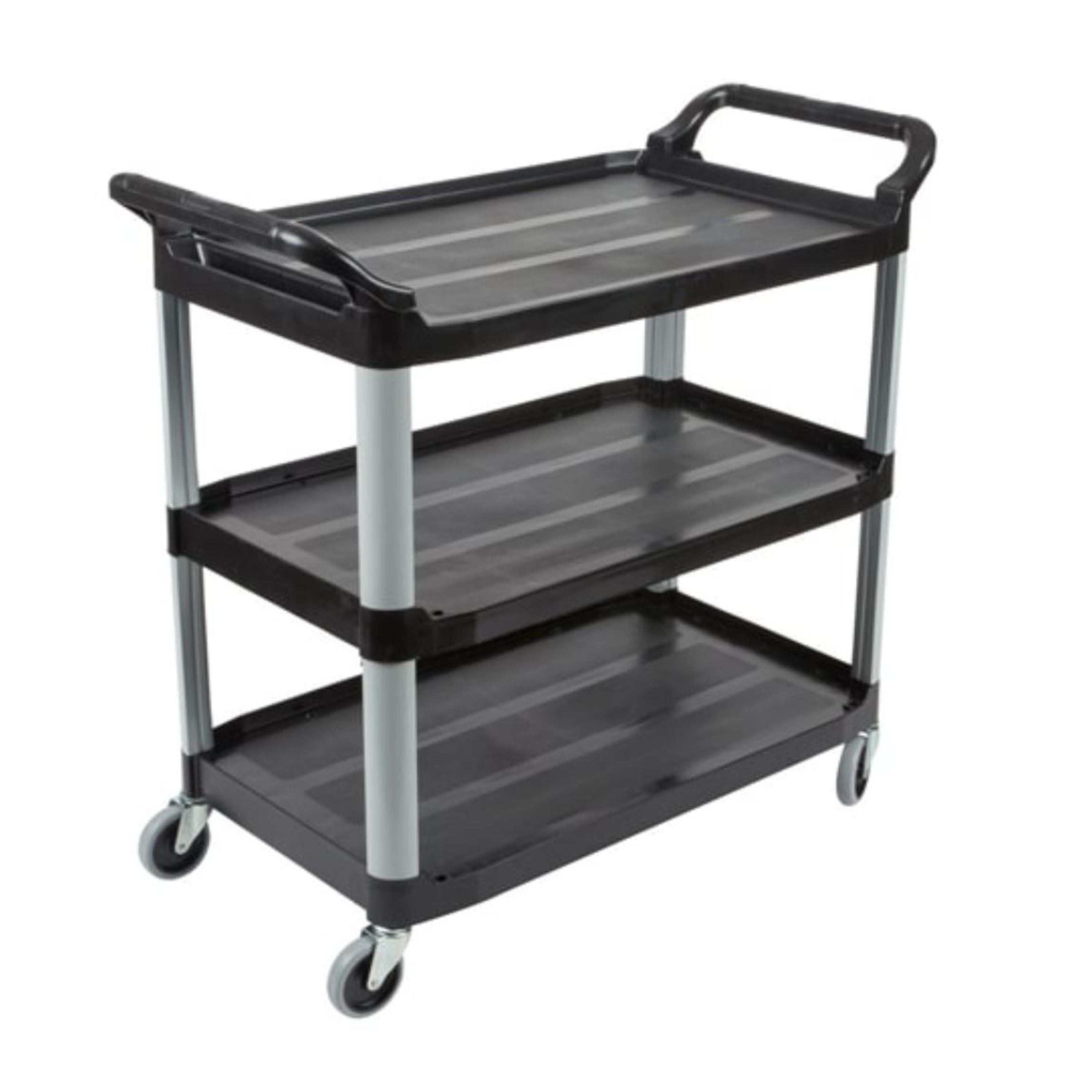 Carro de Servicio Abierto Grande Negro / Rubbermaid - imagen 1