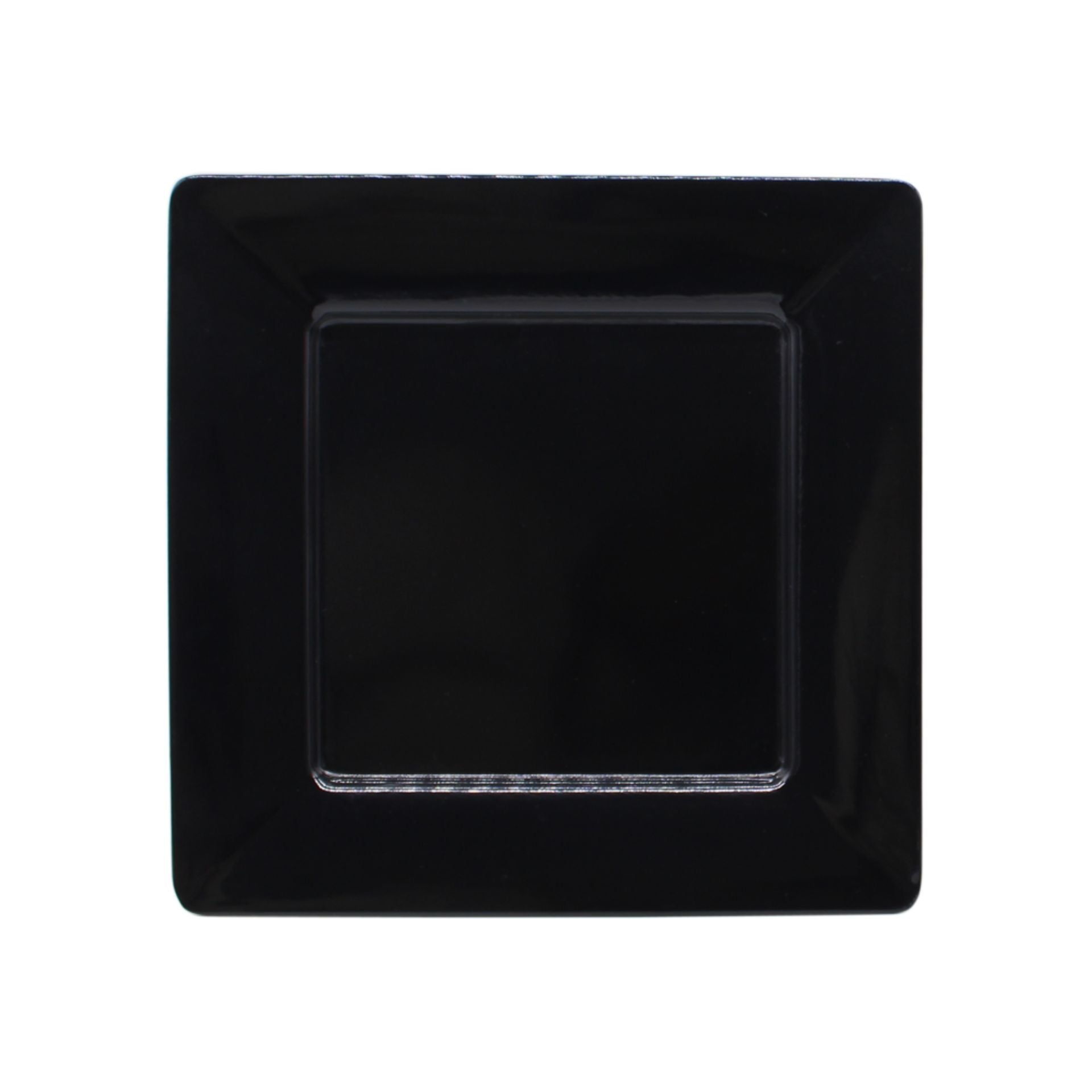 Plato Cuadrado 24 cm Negro / Sabana - imagen 1