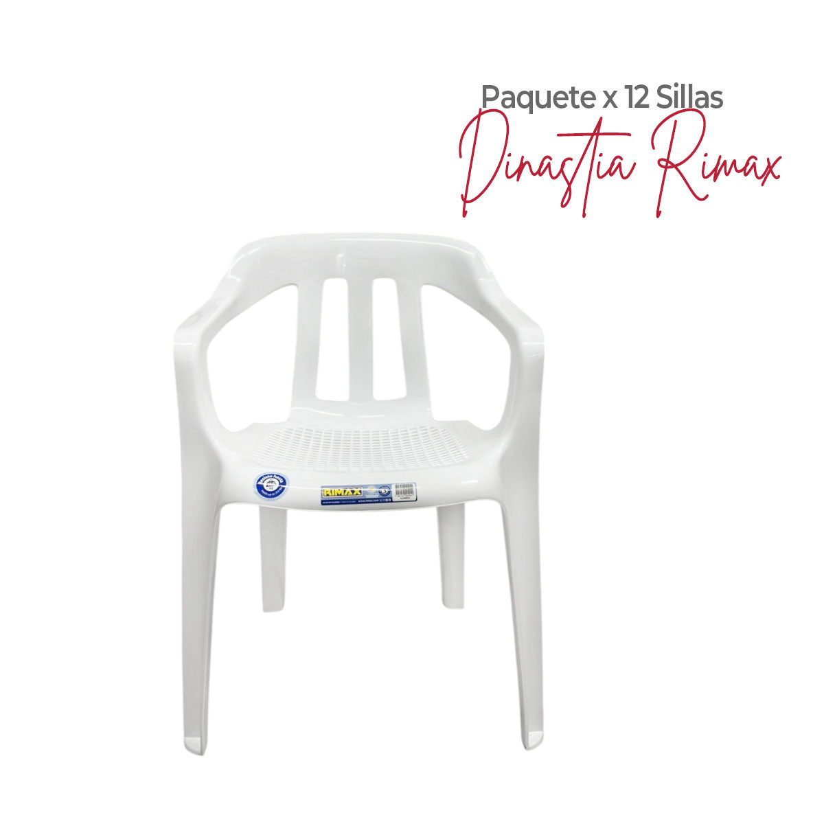 Paquete x 12 Sillas Dinastía Blanca / Rimax - imagen 1