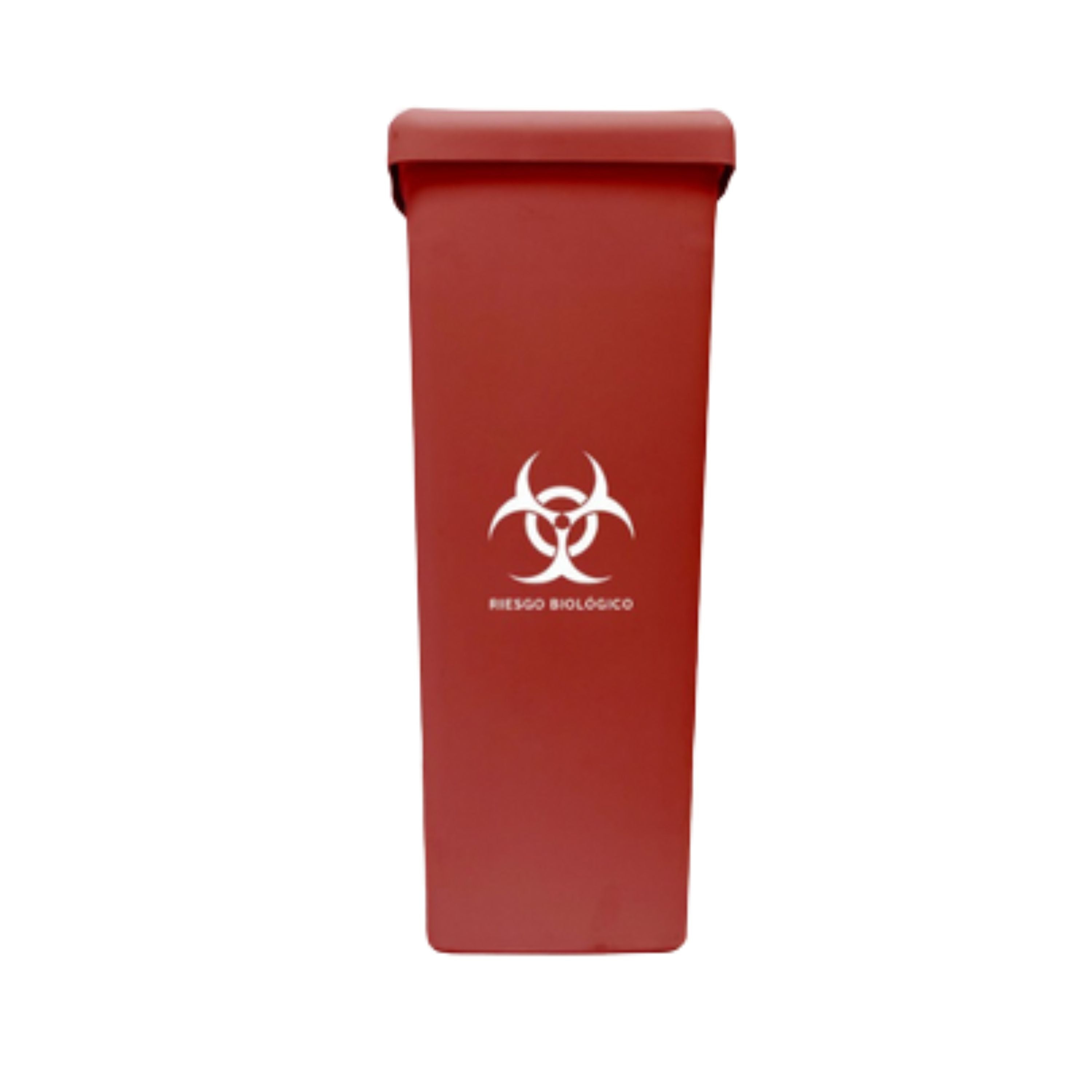 Papelera Plana 55 Litros Rojo / Colplast - imagen 1