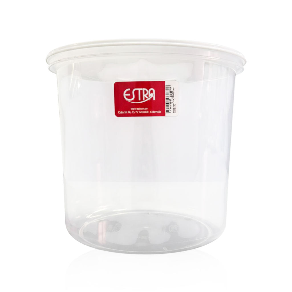 Recipiente Estrapack Redondo 5 Litros Tapa Blanco / Estra - imagen 1