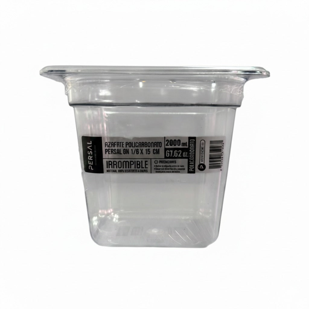 Azafate Sexto GN 1/6 X 15 cm Policarbonato / Persal - imagen 1