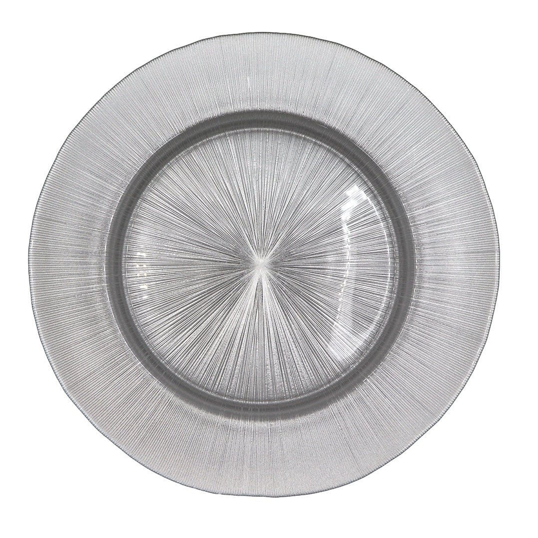 Plato Base Decorativo Silver 32.5 cm / Alana - imagen 1