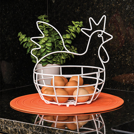Canasta Organizadora De Huevos Blanco / Rejiplas - imagen 1
