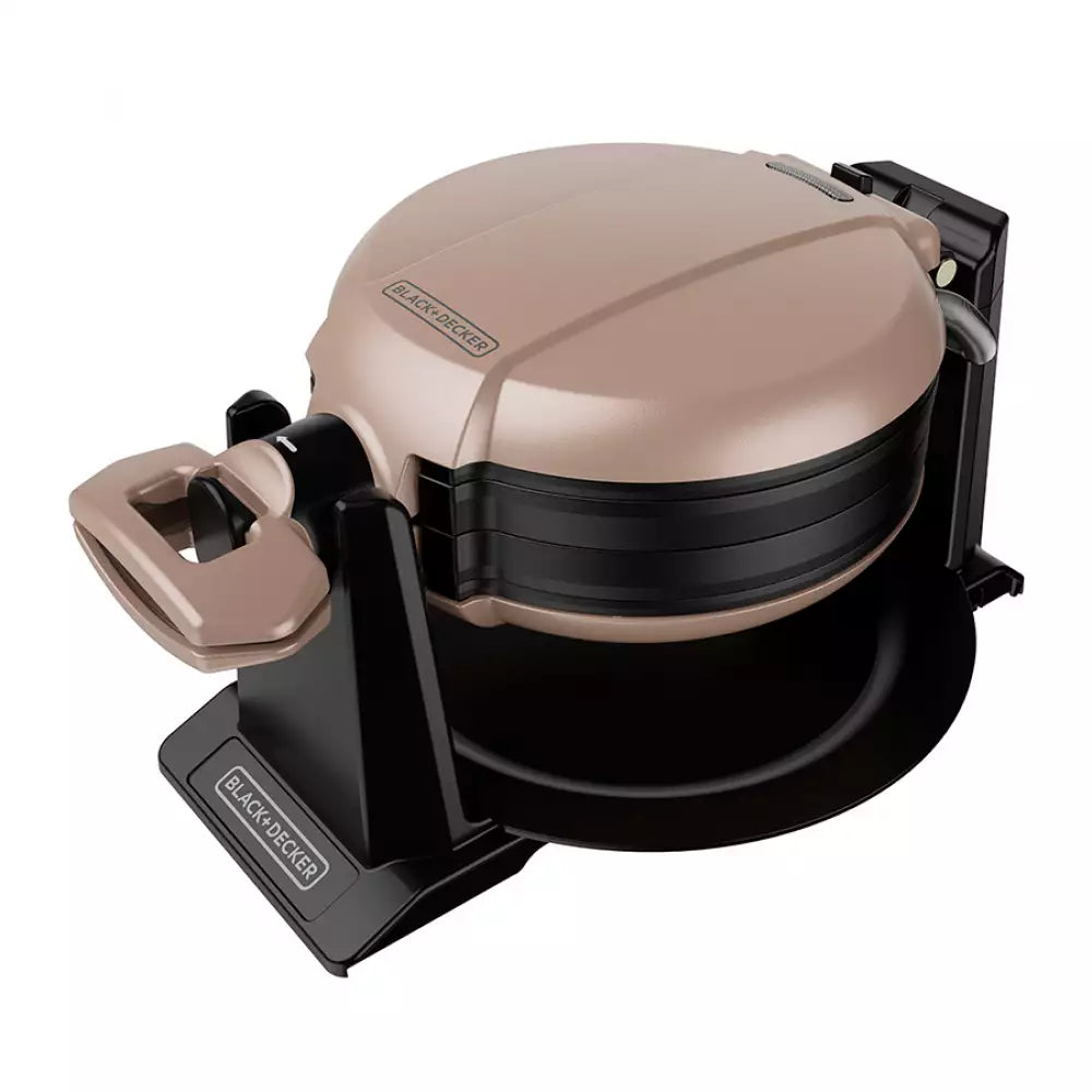Waflera Estilo Belga Giratoria Doble Dorada / Black and Decker - imagen 1