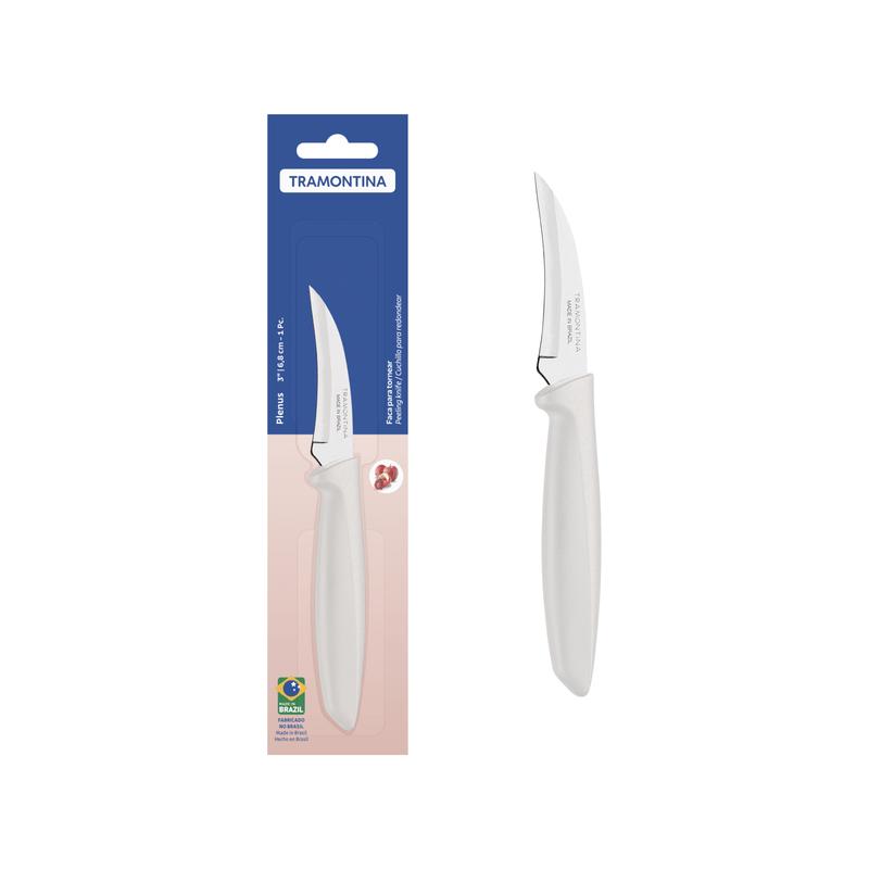 Cuchillo Mondador Plenus Blanco 3" / Tramontina - imagen 1