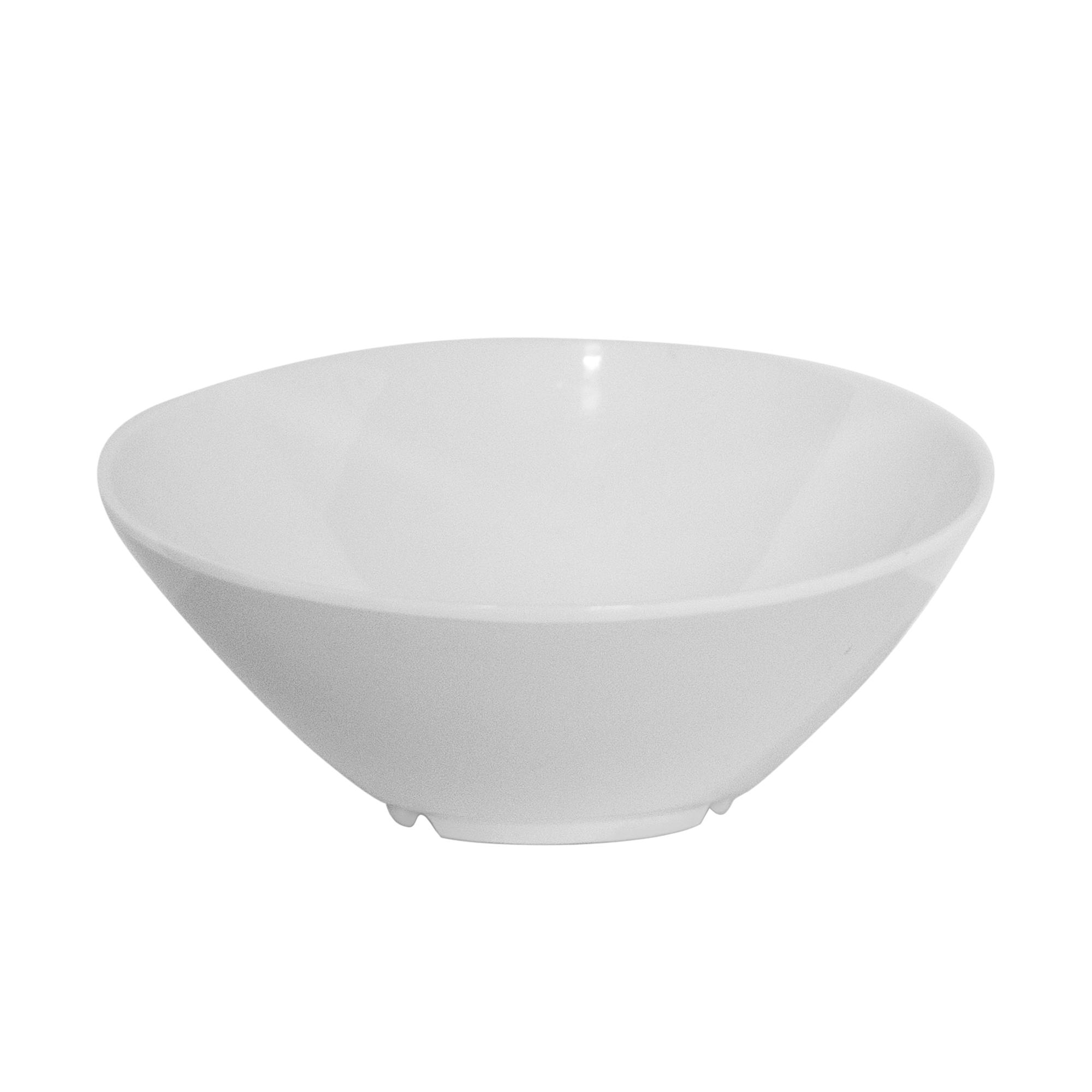 Bowl Inclinado Blanco 24 oz / HM Melamina - imagen 1
