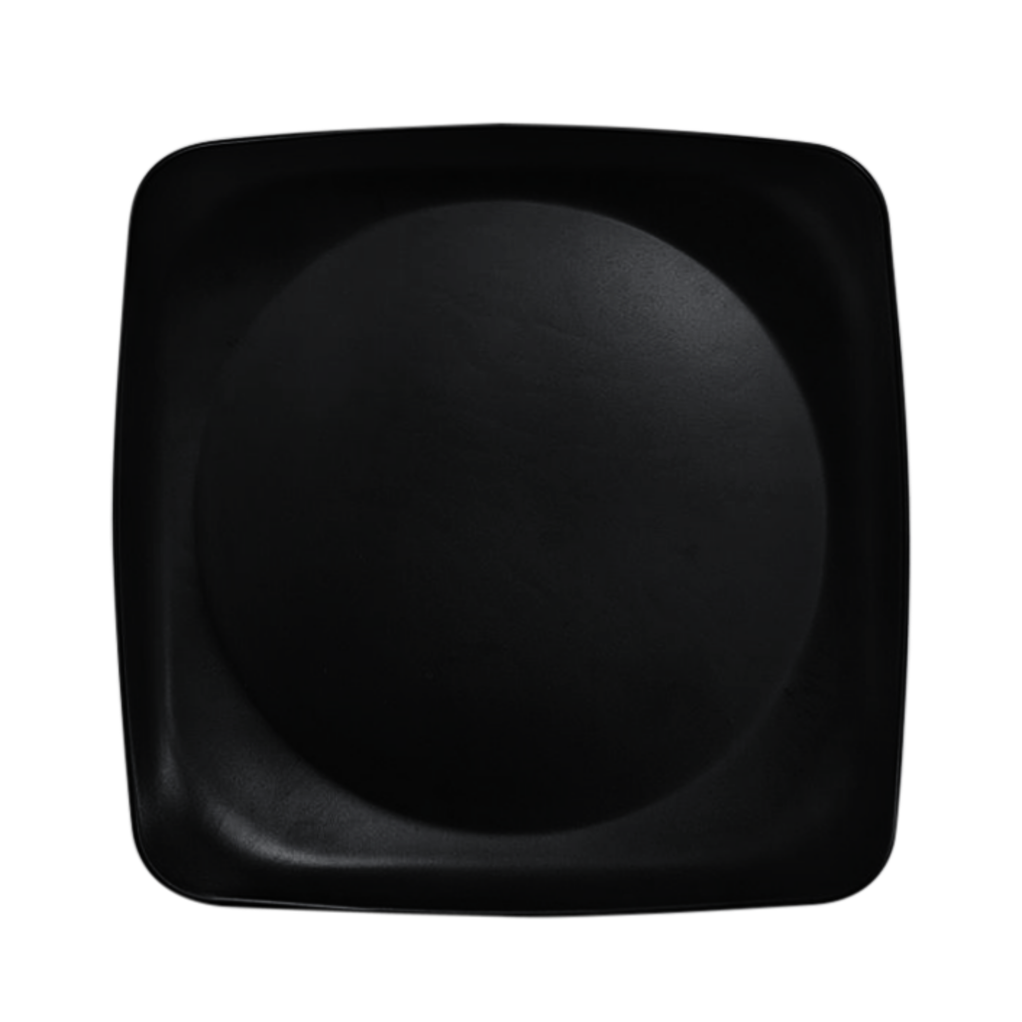 Plato Cuadrado Negro 25 cm / HM Melamina - imagen 1