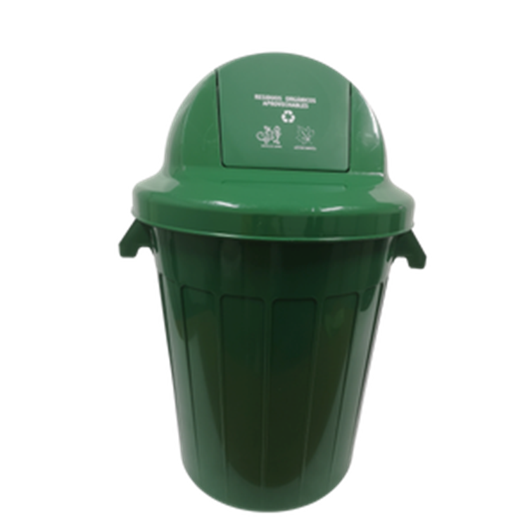 Contenedor 120 Litros Verde Tapa Cúpula Vaivén / Colplast - imagen 1