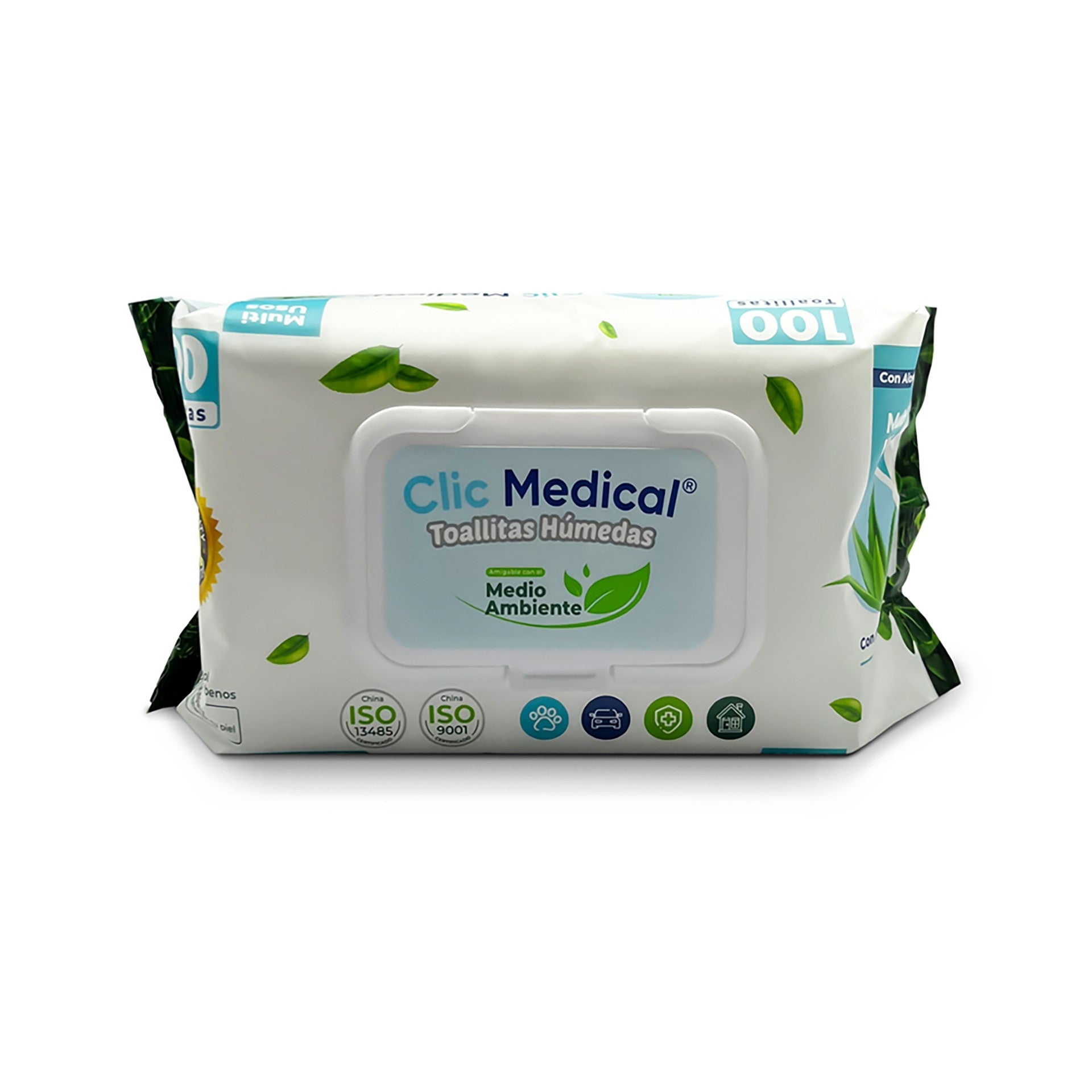 Toallitas Humedas x 100 unds / Clic Medical - imagen 1