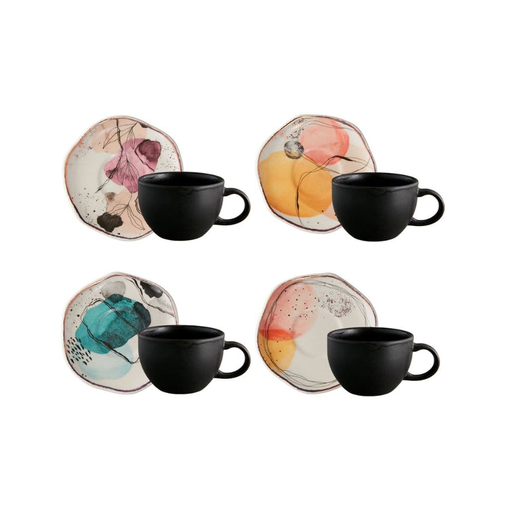 Set de Té Euritmia 4 Puestos 8 Piezas 233.5 ml / Corona - imagen 1