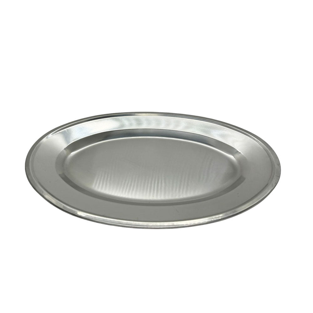 Bandeja Ovalada 30 x 21 cm Acero Inoxidable / Importado - imagen 1
