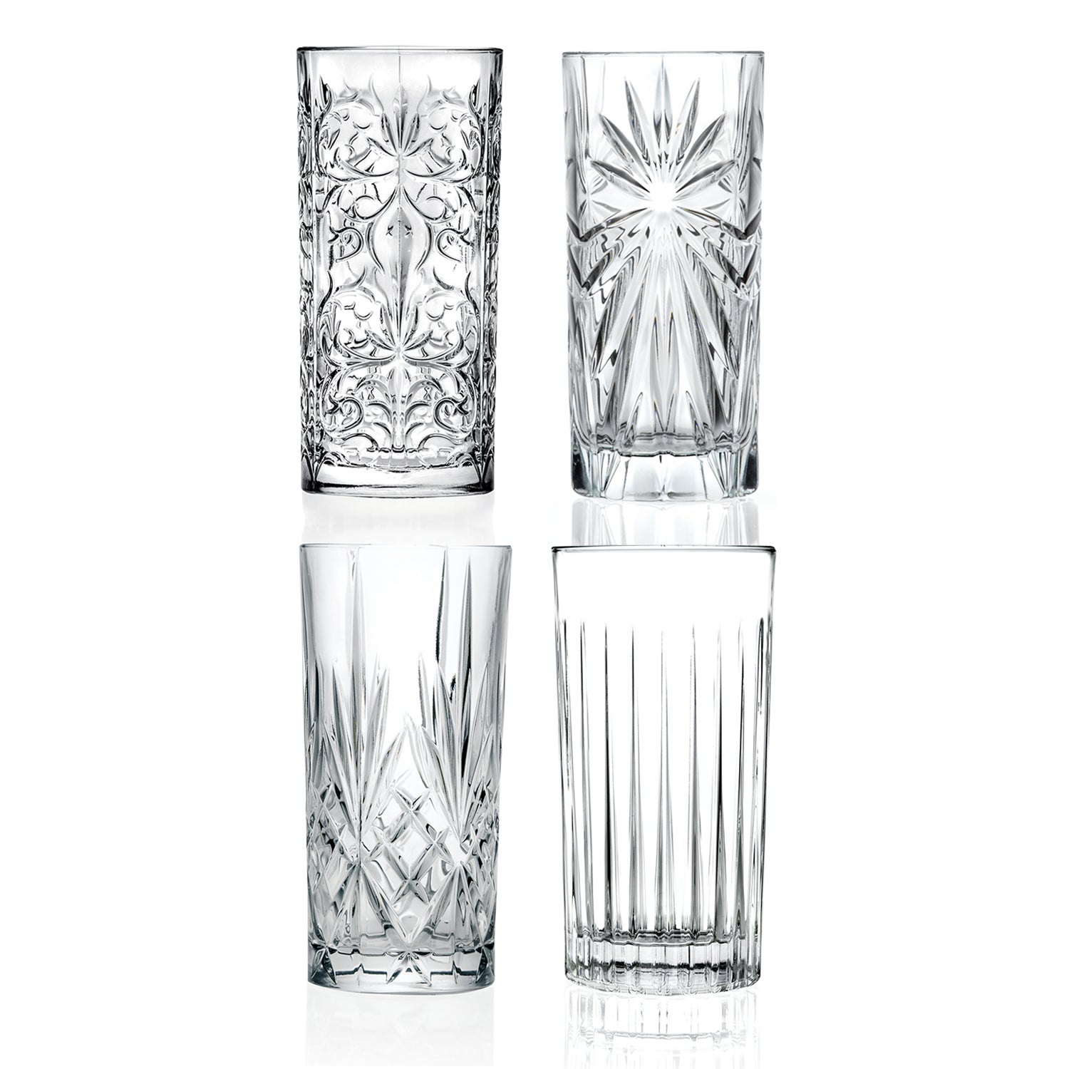 Set x 4 Vasos Largos 12 onzas Mixology / RCR - imagen 1