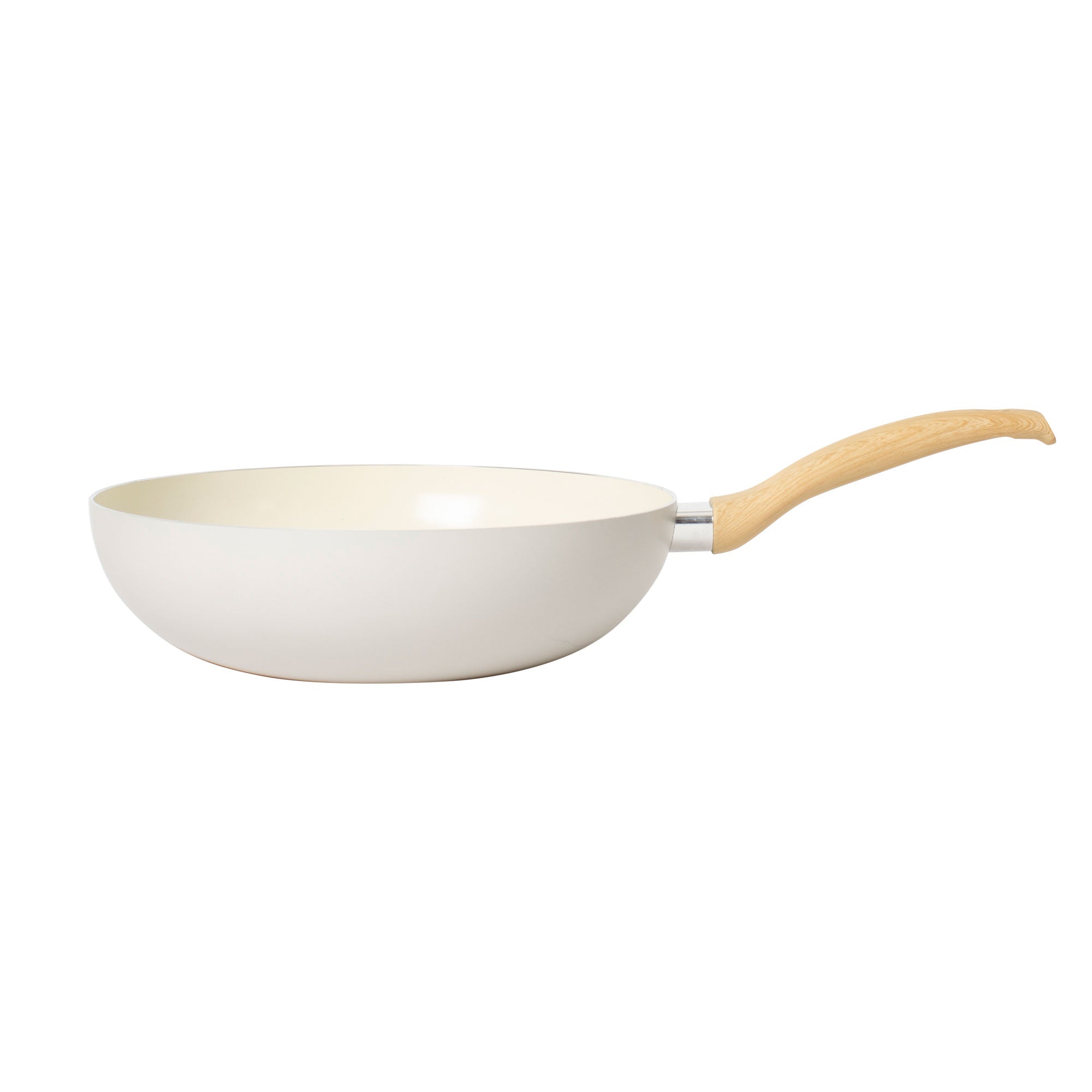 Wok 28 cm White Ceramic / Ilko - imagen 1