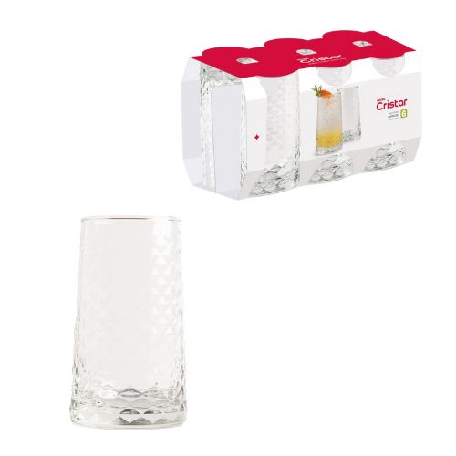 Set x 6 Vasos Bebidas Cairo 16.1 oz / Cristar - imagen 1