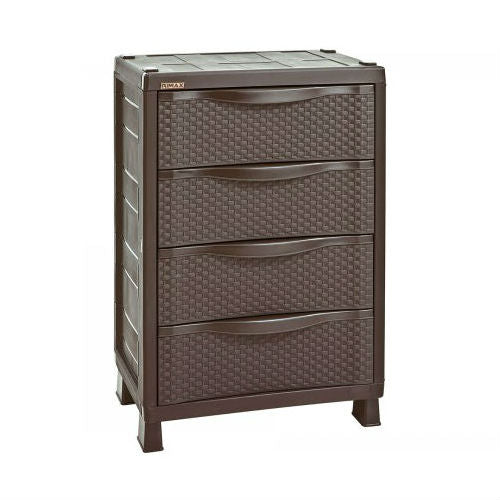 Armario Cajonero Apariencia Rattan Wengue / Rimax - imagen 1