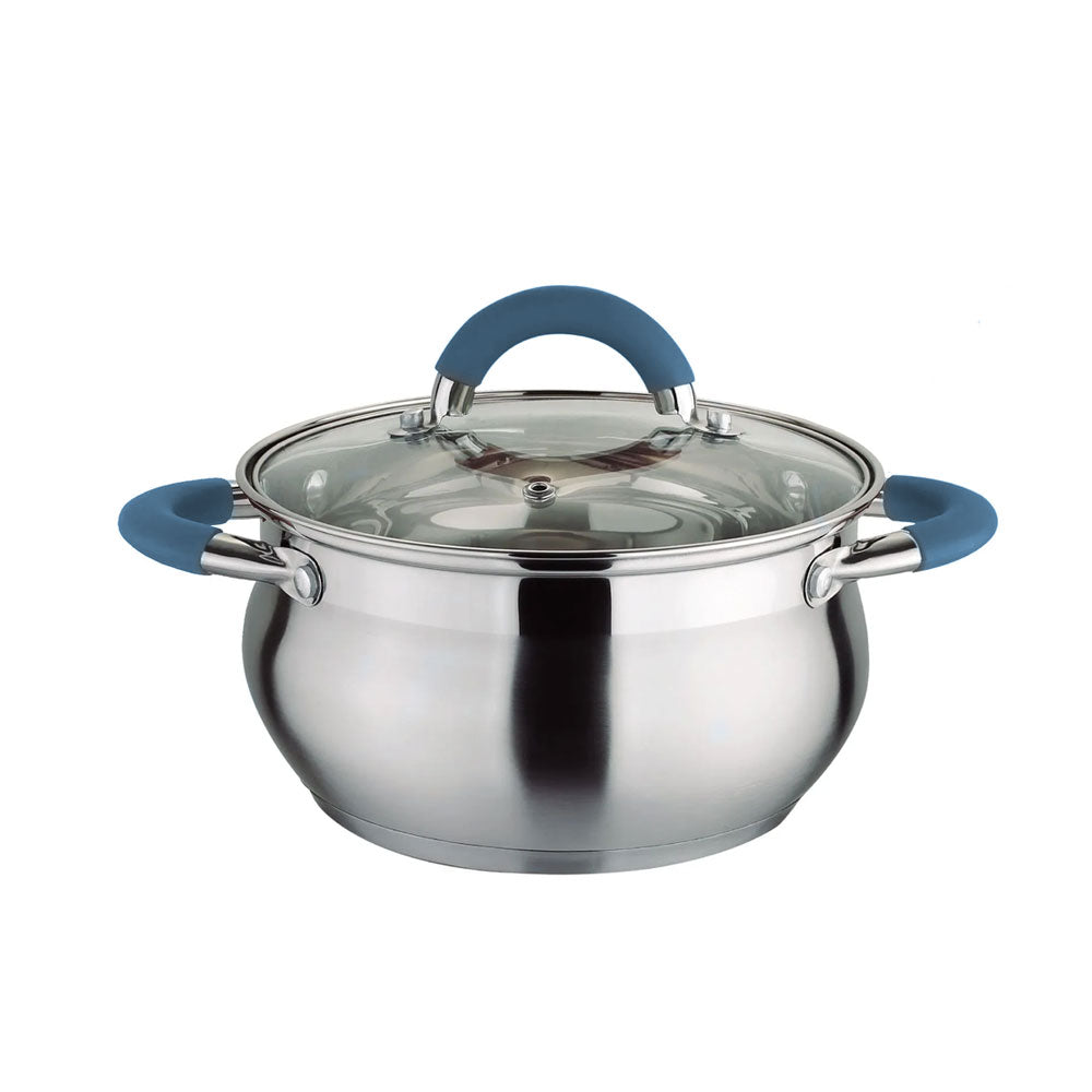 Olla 22 cm Acero Inoxidable con Tapa / Home Elements - imagen 1