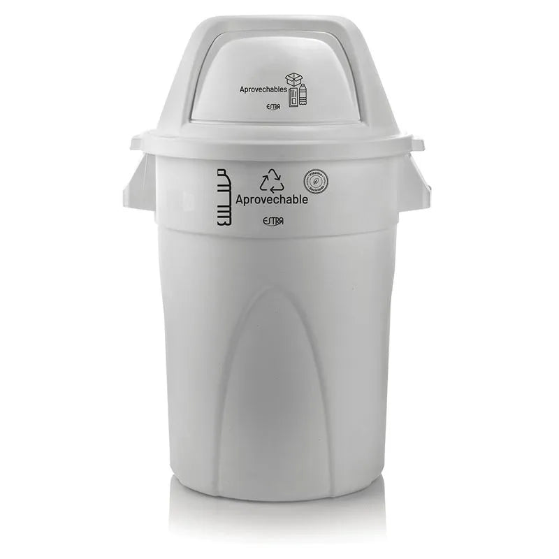 Contenedor 121 Litros Elite Blanco en Material Reciclado/ Estra - imagen 1